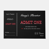 Doormat Home Movie Theater TV Room Ticket Rug Deurmat (Voorkant)
