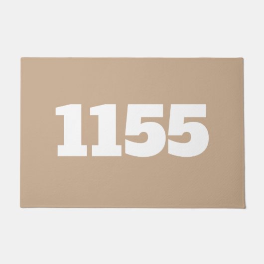 Doormat-huiskamer of werkplaats beige deurmat (Voorkant)