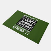doormat "I ANTWOORDT VRAGEN 2" Deurmat (Schuin)