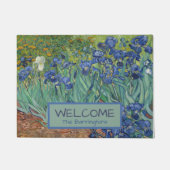 DOORMAT - Irises door Vincent van Gogh Deurmat (Voorkant)