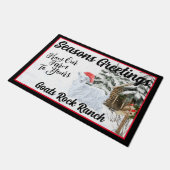 Doormat - kerstbeitje deurmat (Schuin)