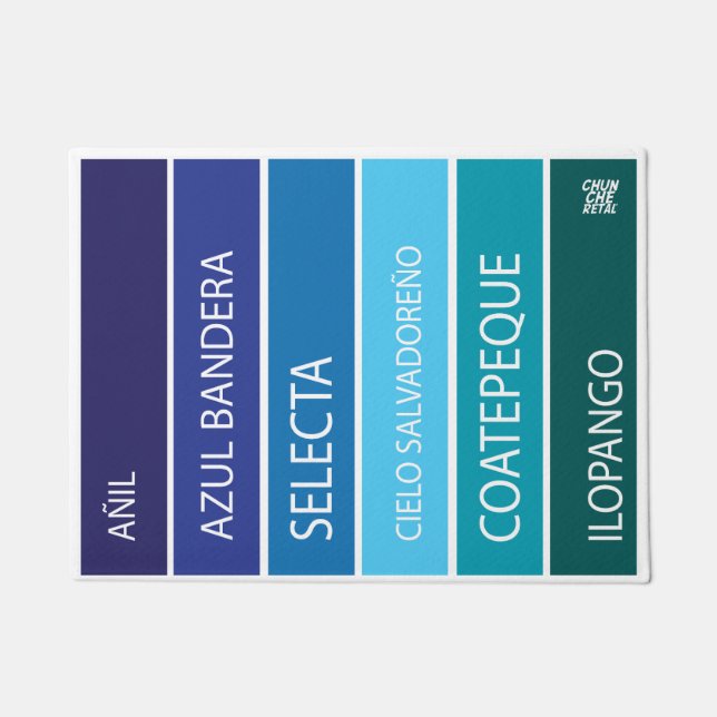 DoorMat KitchenMat, Alfombra El Salvador Deurmat (Voorkant)