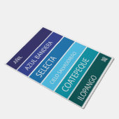 DoorMat KitchenMat, Alfombra El Salvador Deurmat (Schuin)