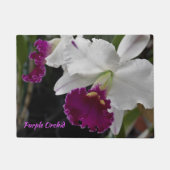 Doormat - Orchid White/Paars Deurmat (Voorkant)