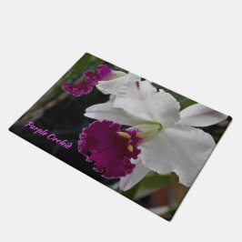 Doormat - Orchid White/Paars Deurmat