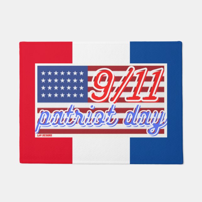 Doormat "PATRIOT DAY" Deurmat (Voorkant)