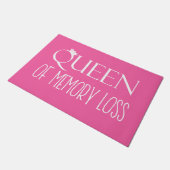 Doormat "Queen of Memory Loss" Deurmat (Schuin)