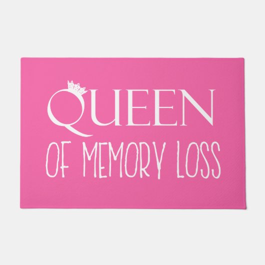 Doormat "Queen of Memory Loss" Deurmat (Voorkant)