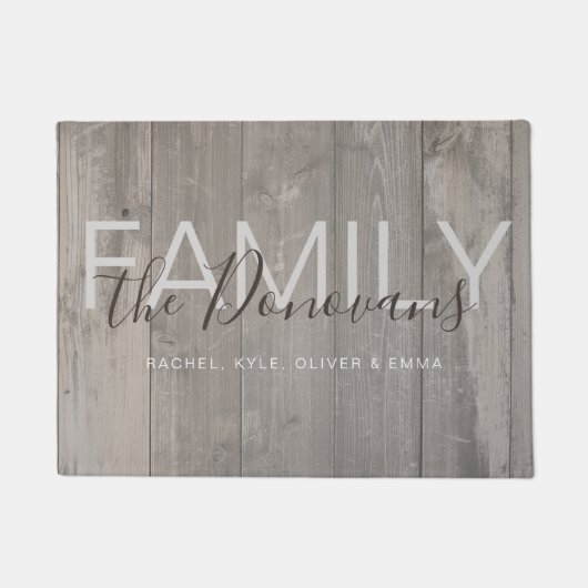 Doormat uit de Rustige houtfamilie Deurmat (Voorkant)