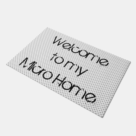 Doormat - Wecome naar mijn Micro Home Deurmat (Schuin)