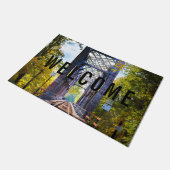 Doormat "Welkom" met spoorbrug Deurmat (Schuin)