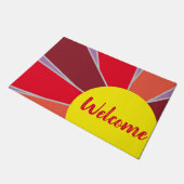 Doormat - Welkomstzonneschijn Deurmat (Schuin)