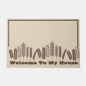 Doormat-Wheat Welcome Deurmat (Voorkant)