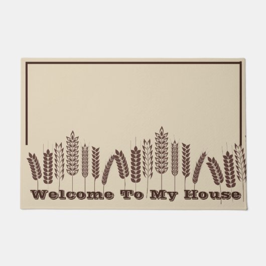 Doormat-Wheat Welcome Deurmat (Voorkant)
