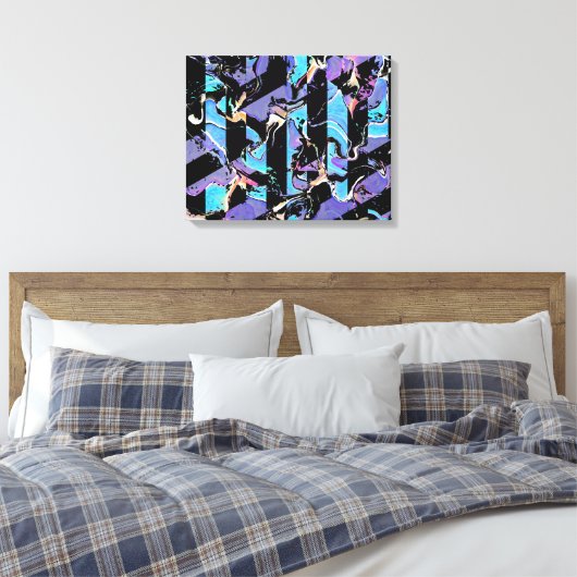 Doorn in het oog canvasprint canvas afdruk (Insitu (Slaapkamer))