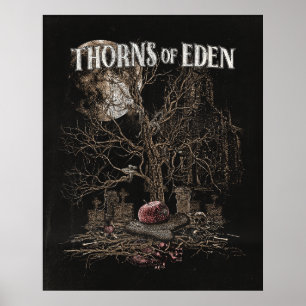 Doornen van Eden - Gotisch Streetwear Design Poster