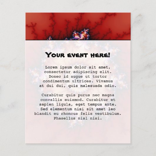 Doornenkroon - Fractal Flyer (Voorkant)