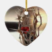 Doornenkroon Keramisch Ornament (Voorkant)