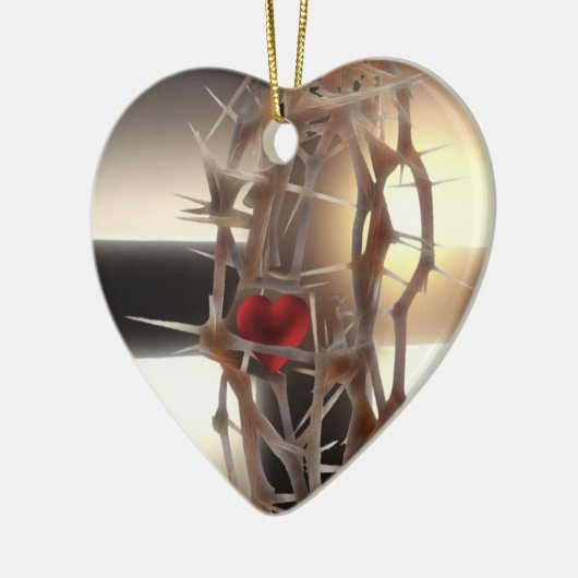 Doornenkroon Keramisch Ornament (Links)