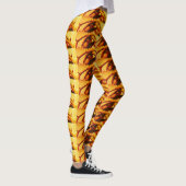 DOORNGEEL GEEL ORANJE LEGGINGS (Rechts)