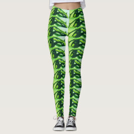 DOORNGROENE LEGGINGS