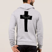 doornkruisrits hoodie (Achterkant)