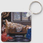 Doornroosje, circa 1921 door John Collier Sleutelhanger (Achterkant)