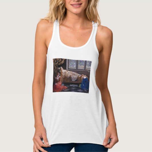 Doornroosje, circa 1921 door John Collier Tanktop (Voorkant)