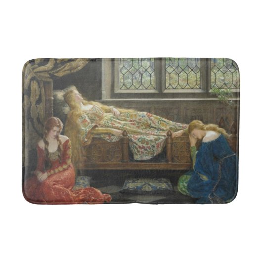Doornroosje (door John Collier) Badmat (Voorkant)