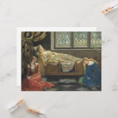 Doornroosje (door John Collier) Kaart (Voorkant / Achterkant in situ)