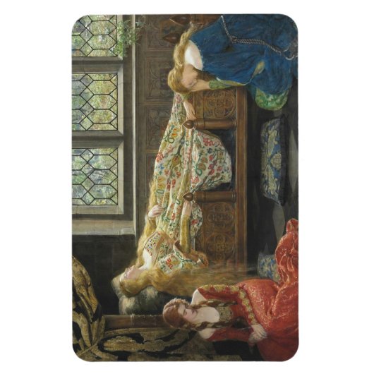 Doornroosje (door John Collier) Magneet (Verticaal)