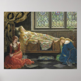Doornroosje (door John Collier) Poster