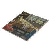 Doornroosje (door John Collier) Tegeltje (Zijkant)