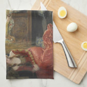 Doornroosje (door John Collier) Theedoek (Quarter Fold)