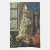 Doornroosje (door John Collier) Theedoek (Verticaal)