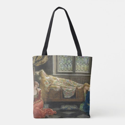 Doornroosje (door John Collier) Tote Bag (Achterkant)