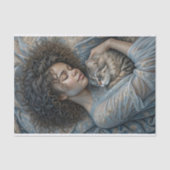 Doornroosje & Feline Friend Decoupage Tissuepapier (Voorkant)