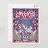 Doornroosje, Hoesje kunst, Van Caspel Briefkaart (Voorkant / Achterkant)