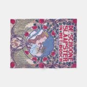 Doornroosje, Hoesje kunst, Van Caspel Fleece Deken (Voorkant (Horizontaal))