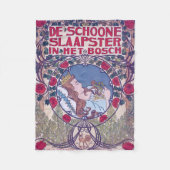 Doornroosje, Hoesje kunst, Van Caspel Fleece Deken (Voorkant)