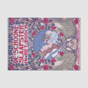 Doornroosje, Hoesje kunst, Van Caspel Tissuepapier