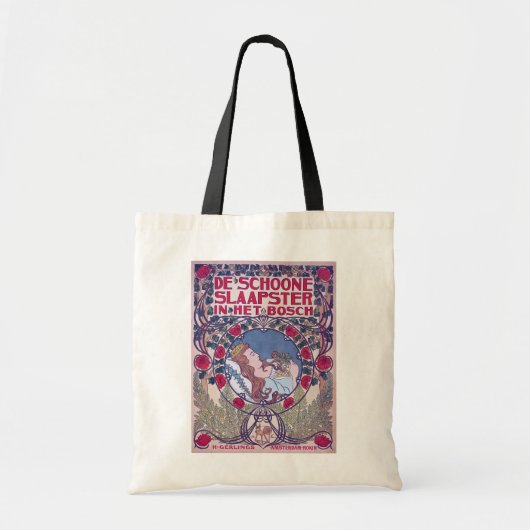 Doornroosje, Hoesje kunst, Van Caspel Tote Bag (Voorkant)
