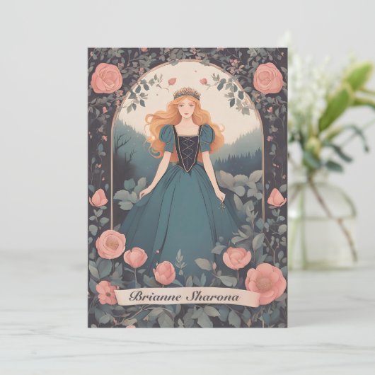 Doornroosje Kaart (Staand voorkant)