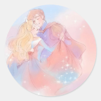 Doornroosje ronde sticker
