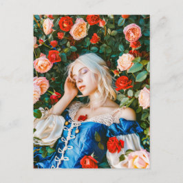 Doornroosje tussen Rozen Briefkaart