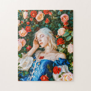 Doornroosje tussen Rozen Legpuzzel