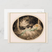 Doornroosje van Louis Icart Briefkaart (Voorkant / Achterkant)