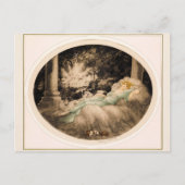 Doornroosje van Louis Icart Feestdagenkaart (Voorkant)