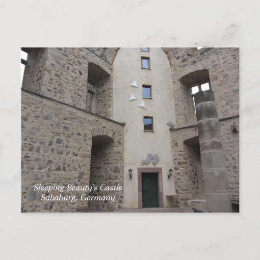 Doornroosjes Kasteel Briefkaart (Voorkant)