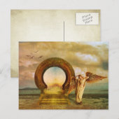 Doorreis naar India Briefkaart (Voorkant / Achterkant)